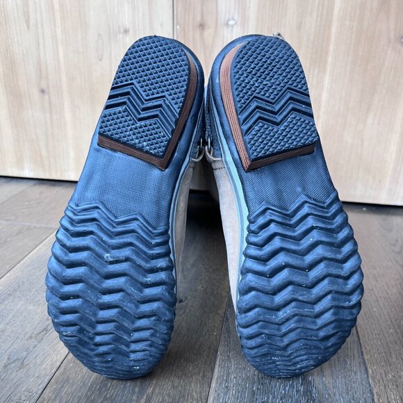 Sorel Slimboot Waterproof Suede Leather Boots Size 7 Brown Gray Tall All Weather - Picture 6 of 9